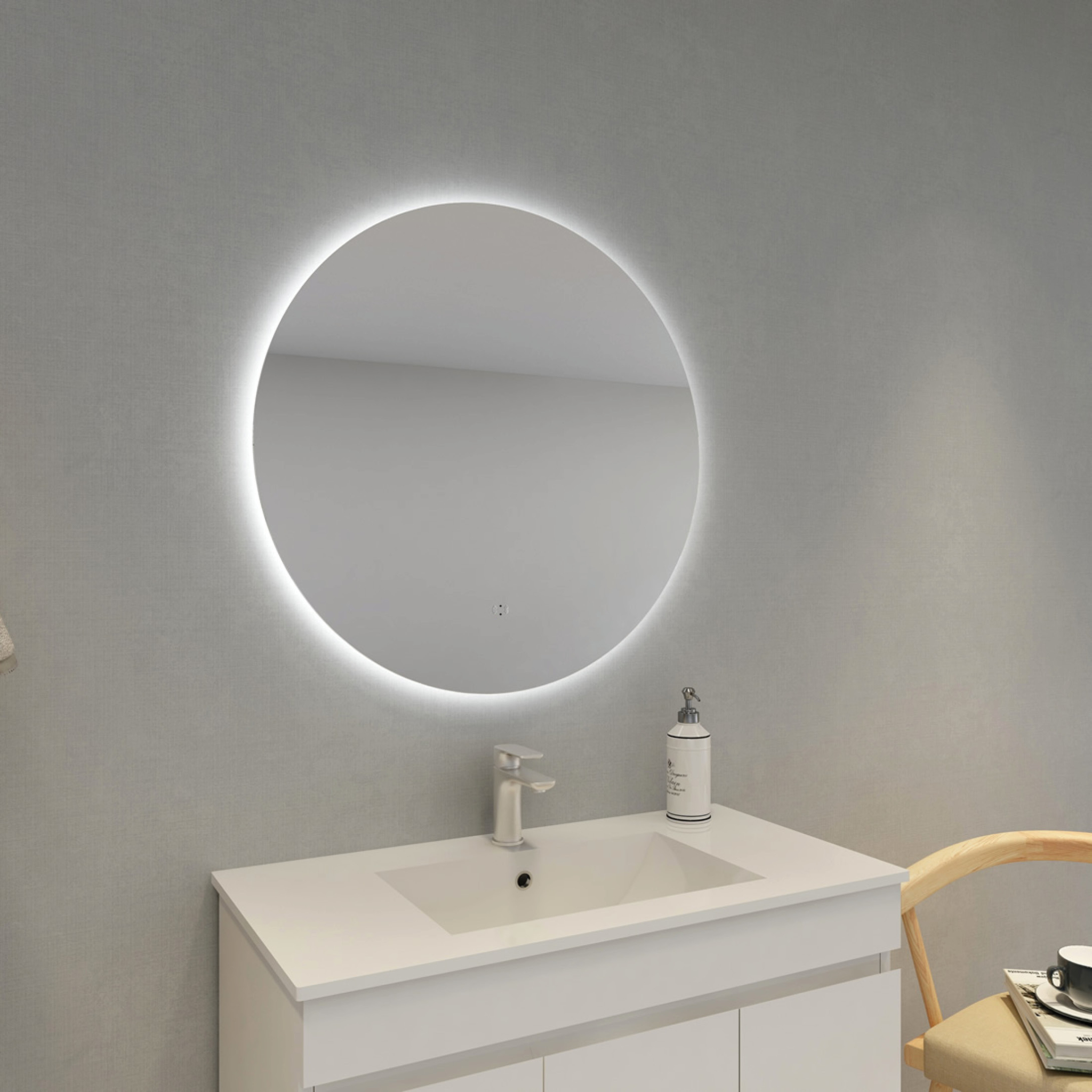 Or Bm Led Backlit Mirror Poseidon Bathroom And Kitchen